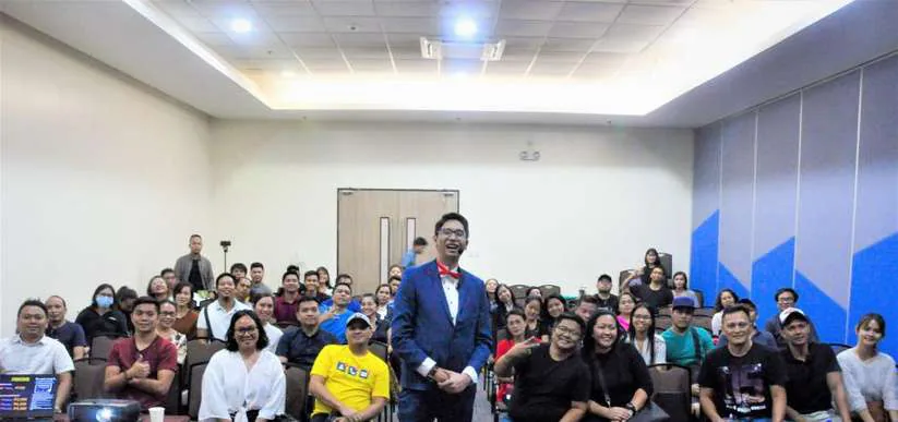 Training room, full house at a Maj Custodio event