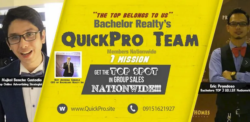 Eric Prondoso, Bachelor's Realty QuickPro Team